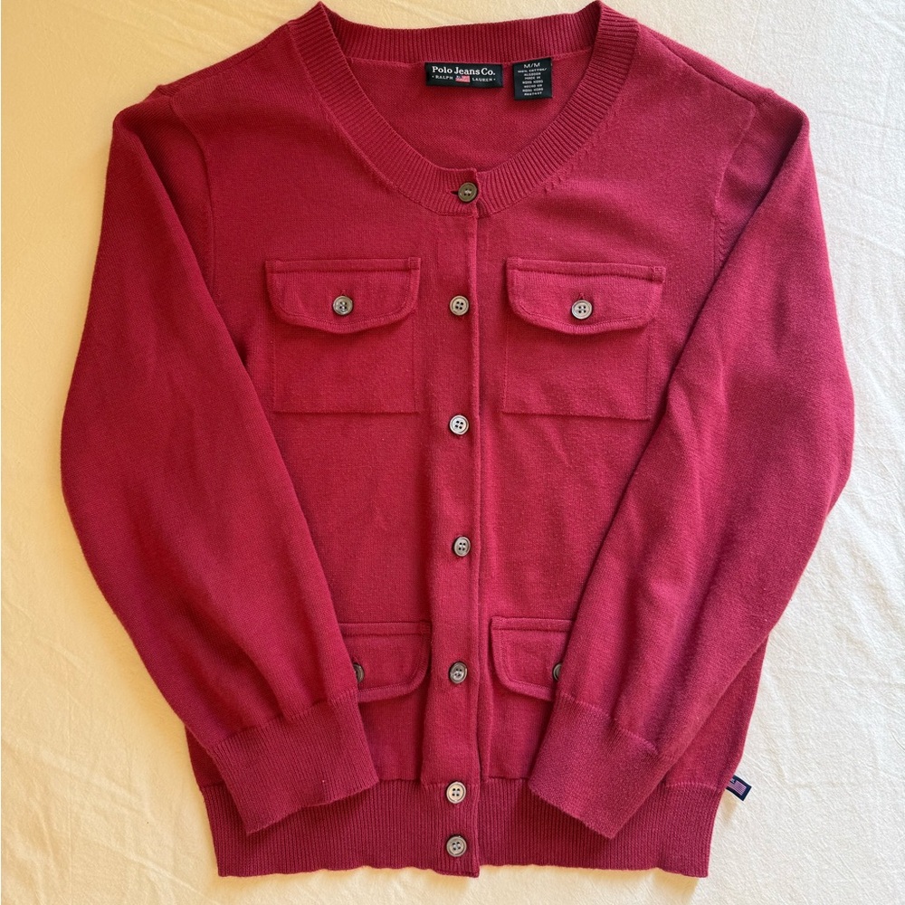 Red Ralph Lauren Women’s Medium Sweater